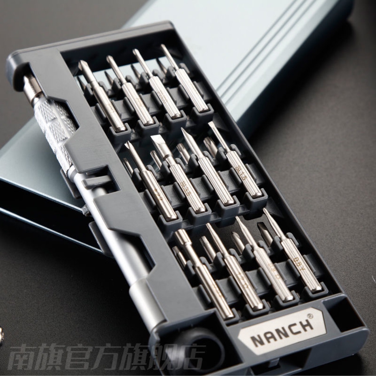 Nanqi 24-in-1 Metal Box S2 Steel Precision Tool Set