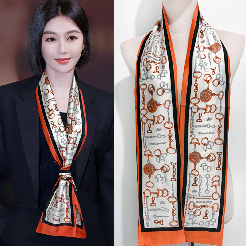 초콜릿 컬러 169 오렌지색 잠금 스트립