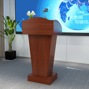 Podium Teacher Lecture Table Multimedia Podium Welcome Desk School Classroom Teacher Podium Table High-End Gray Without Drawer