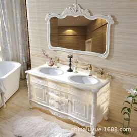 厂家批发欧式浴室柜组合大户型落地卫浴柜洗手台盆柜洗脸盆柜