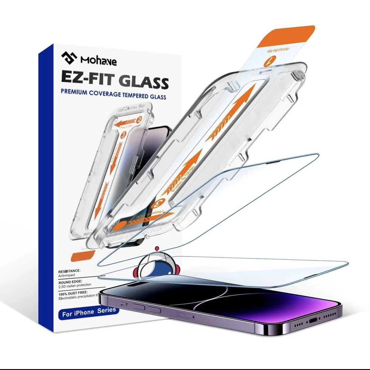 Suitable for iPhone 17/16/15/14/13 Apple Dust-Free Warehouse Tempered Film Dust Removal Instant Application Film High-Definition Easy Box