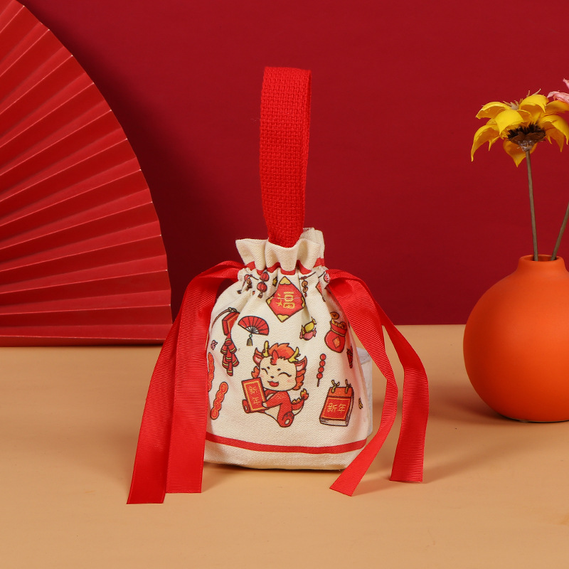 드래곤의 해에 빨간 A; [스몰 사이즈 재고] 16*15*5