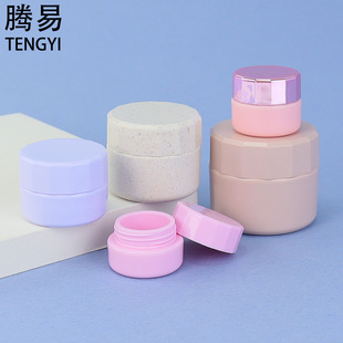 Polygonal Cover Nail Polish Glue Can Nail Polish Glue Dispensing Bottle Japanese Wide Mouth Brushed Glue Dispensing Bottle Nail Polish Glue Empty Can