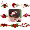 Children's elastic nylon headband, European style, flowered, dress up