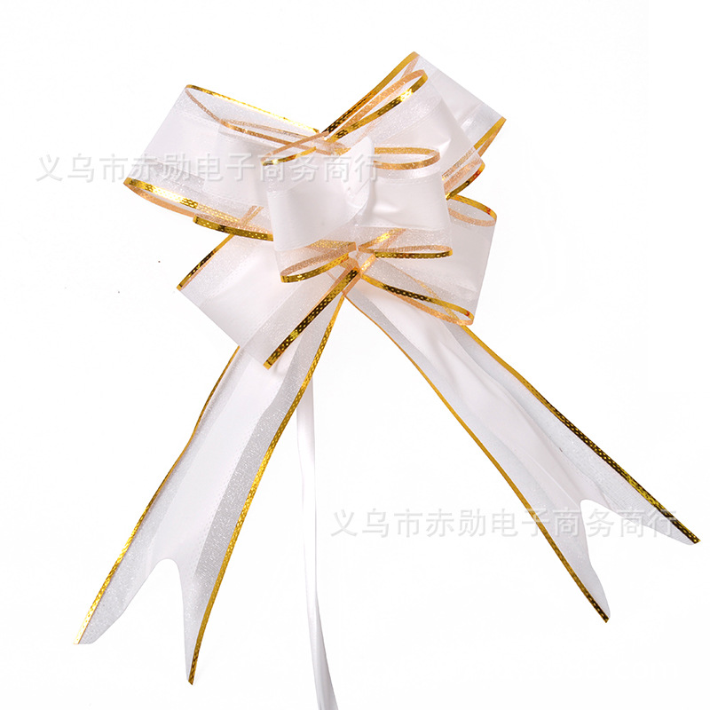 50 borde dorado tinta nieve hilo guirnalda embalaje de regalo elegante hilo guirnalda boda celebración decoración cinta al por mayor