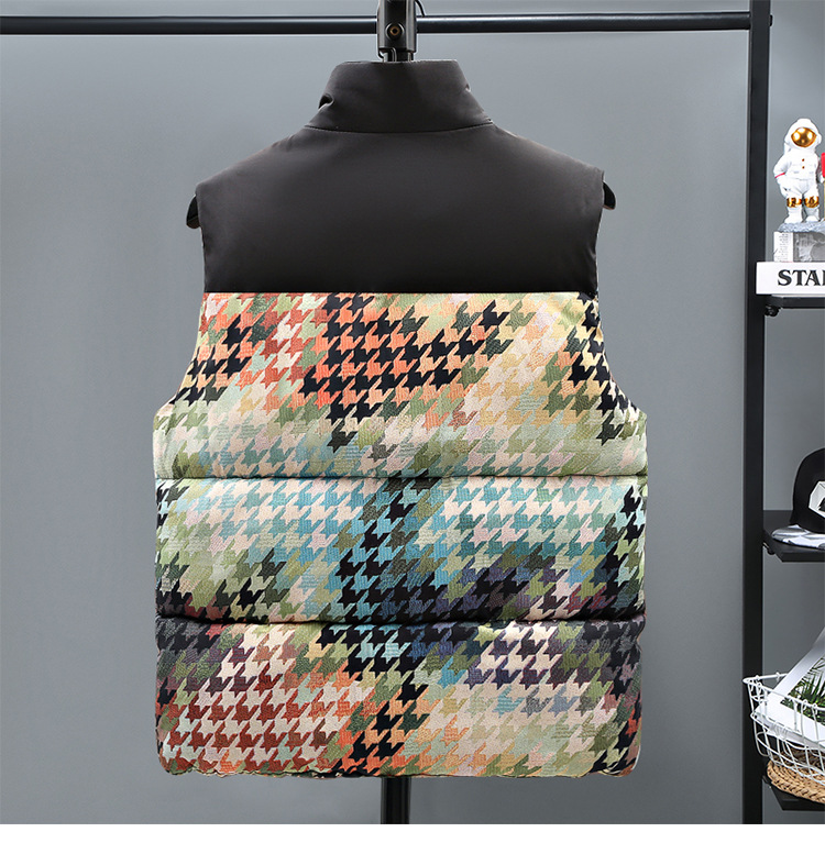 Ανδρικά Ρούχα Μοντέρνο φθινόπωρο και χειμώνα μεταξωτό βαμβακερό γιλέκο για άνδρες Κορεάτικο στυλ με λεπτό γιακά σε προσφορά, βαμβακερό γιλέκο, γιλέκο για άνδρες_voghion.com