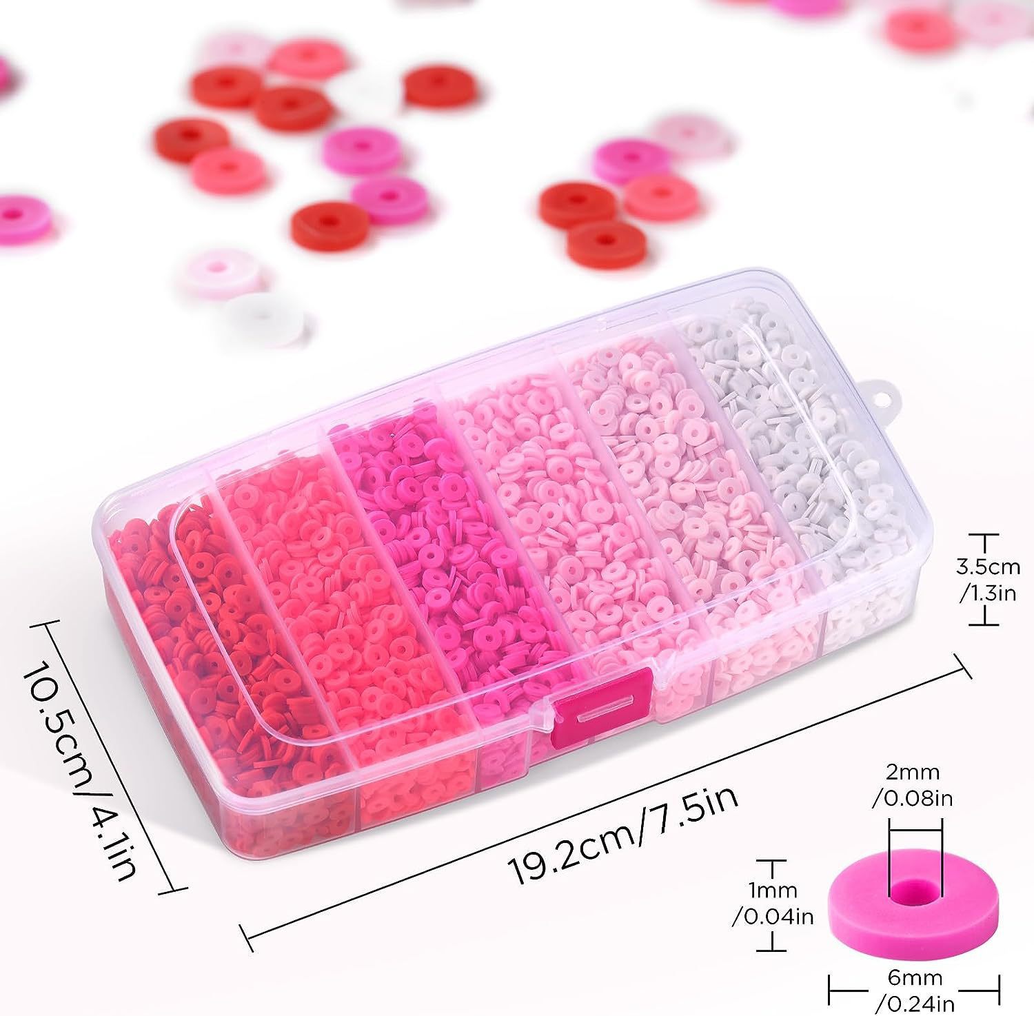 270g Weight Beads, Rope Jewelry Making Type DIY Jewelry Accessories Classification 1 Set Quantity Glass, soft clay Material Letter, Solid Color Pattern Spray Paint Design Casual, Simple Style Style 1 Set Glass Soft Clay Letter Solid Color DIY Jewelry Accessories Beads Rope 4