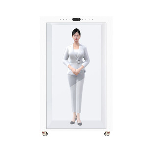 LCD Transparent Screen Display Cabinet 75 86 "3D Holographic Warehouse AI Photo Virtual Digital Human Interactive Window
