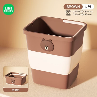 Car storage bag/box Foldable Storage Box for the - large-size-brown-suitable-for-large-cars
