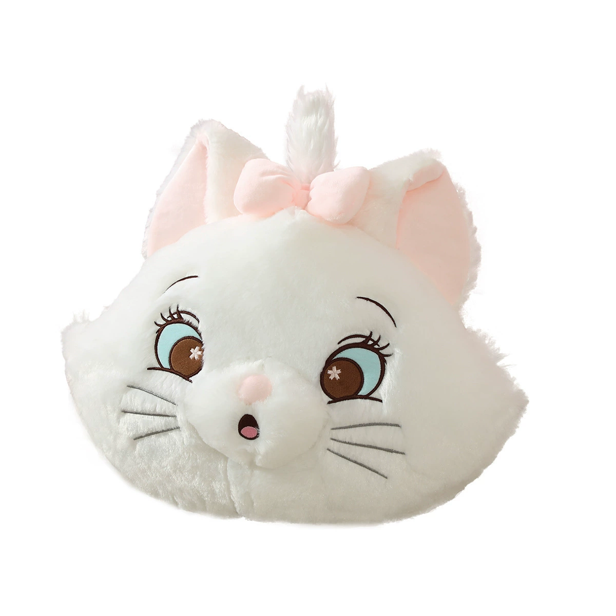 Кошечка-плюшевый детский головной убор с сердечком Sakura Mary Cat Plush Large Doll Pillow Car Headrest Cushion Dropshipping
