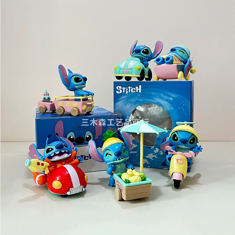 Минифигурка (Stitch) Changyou, набор из 6 шт. — транспорт и аксессуары, в собранном виде, 0,12 кг