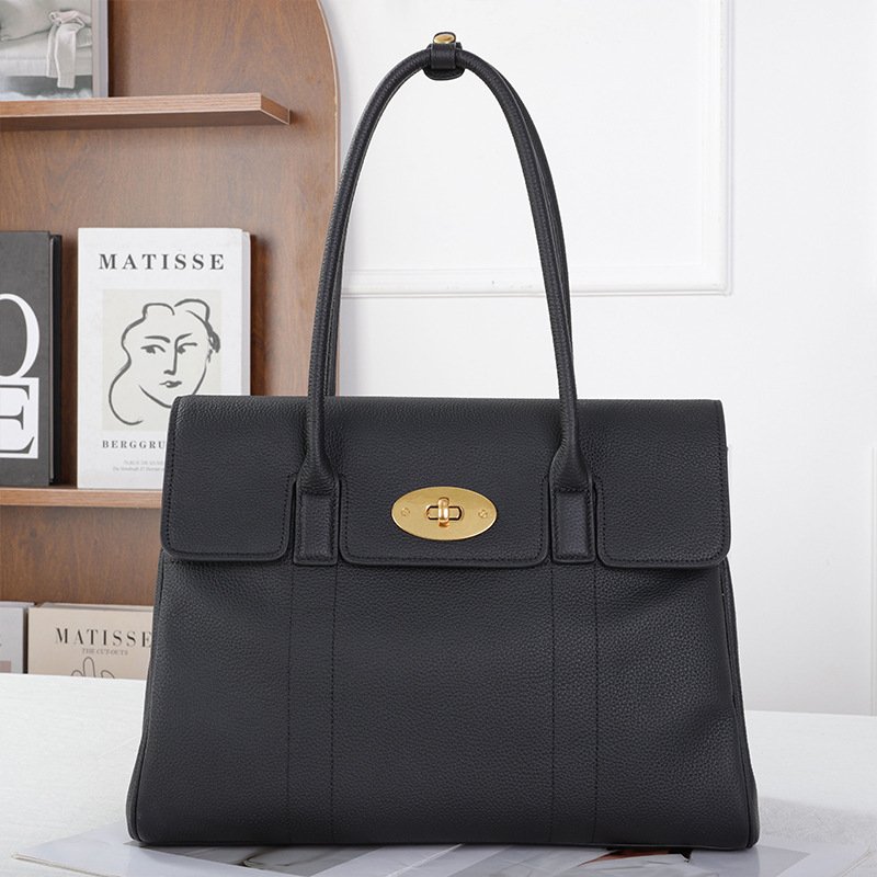 头层牛皮单肩大容量通勤包托特包腋下包单肩包时尚女士百搭包