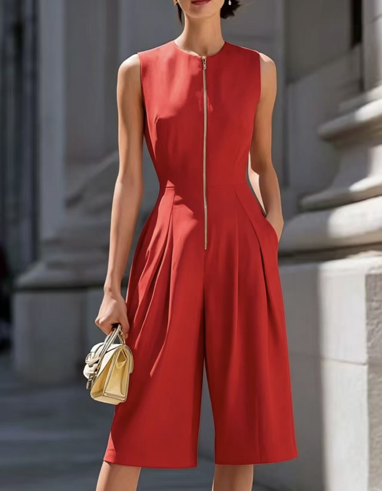 2026 Europa y los Estados Unidos transfronterizos Amazon Europa y los Estados Unidos ropa de mujer tendencia temperamento de moda comercio exterior viajeros mono mono mono pantalones de piernas anchas