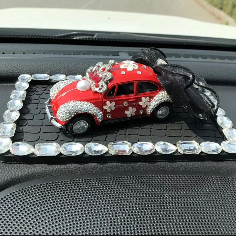 Corona modelo de automóvil adornos de automóvil almohadilla de plumas accesorios de automóvil adornos de automóvil decoración de automóvil en línea para chicas