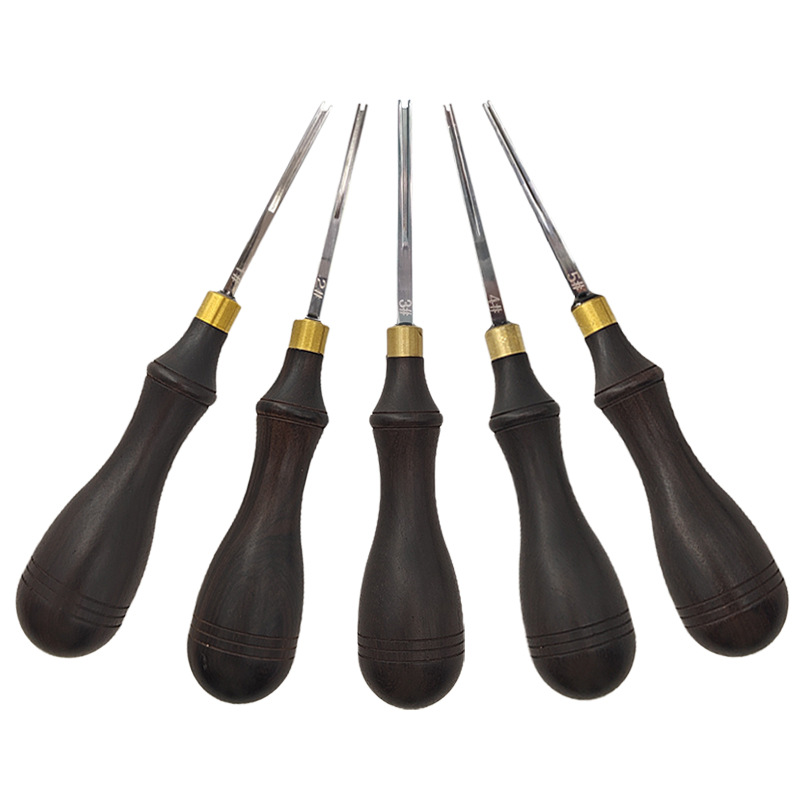 Fábrica directa sándalo borde cortador cuchillo biselado DIY cuero herramienta profesional recorte cuero borde cortador