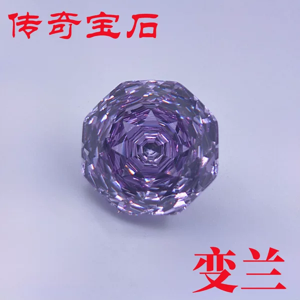 Vermilion Wuzhou 5A Quality Rose Cut Octagonal Zircon Manufacturer Spot Millennium Rose High Carbon Diamond Can Be Mixed Batch