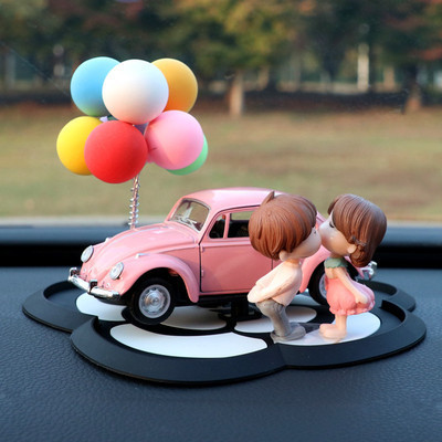 Pareja de adornos creativos para automóviles femeninos lindos accesorios para automóviles panel de instrumentos decoración de control central perfume para automóviles productos de aromaterapia
