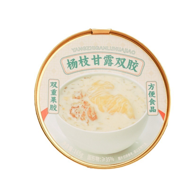 楊枝甘露ダブル接着剤はカスタマイズ可能、すぐに食べられるヒイラギ接着剤ピーチ接着剤スープ、食事代替朝食栄養価の高いお粥ODM/OEM|undefined