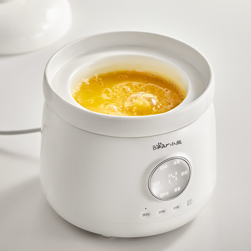 ベアフードポット BBG-C10Z7 ベビー微圧力炊飯油 小型電気シチューポット おかゆ専用BBスープ|undefined