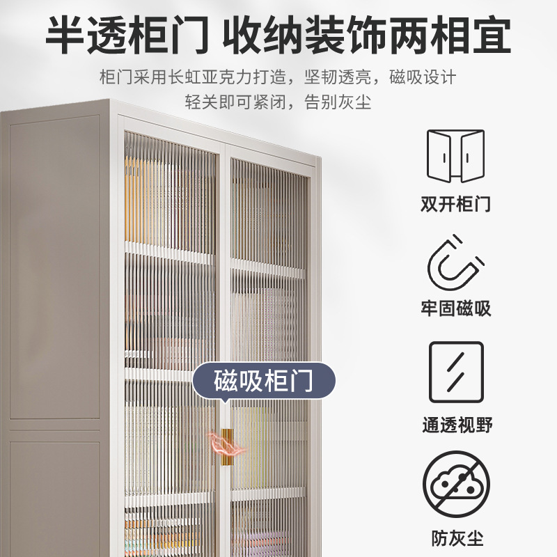 Estantería de biblioteca de acero para el hogar a prueba de polvo con puerta estantería de pared completa gabinete de almacenamiento de piso estante de almacenamiento