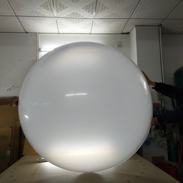 圆球罩空心玻璃圣诞装饰球有机玻璃雨棚顶棚亚克力球罩半球创意