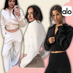 Alo 2025秋冬新款翻领毛衣开衫 多色休闲简约V领针织开衫女装