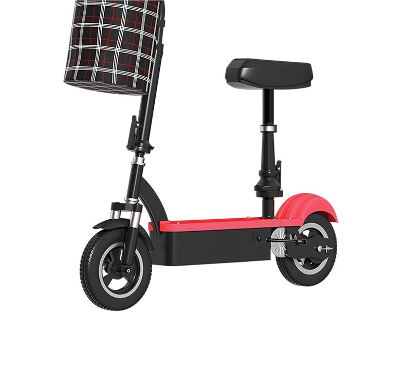 Foldable electric scooter, mini electric vehicle, lightweight and portable electric scooter for commuting to work, and other uses