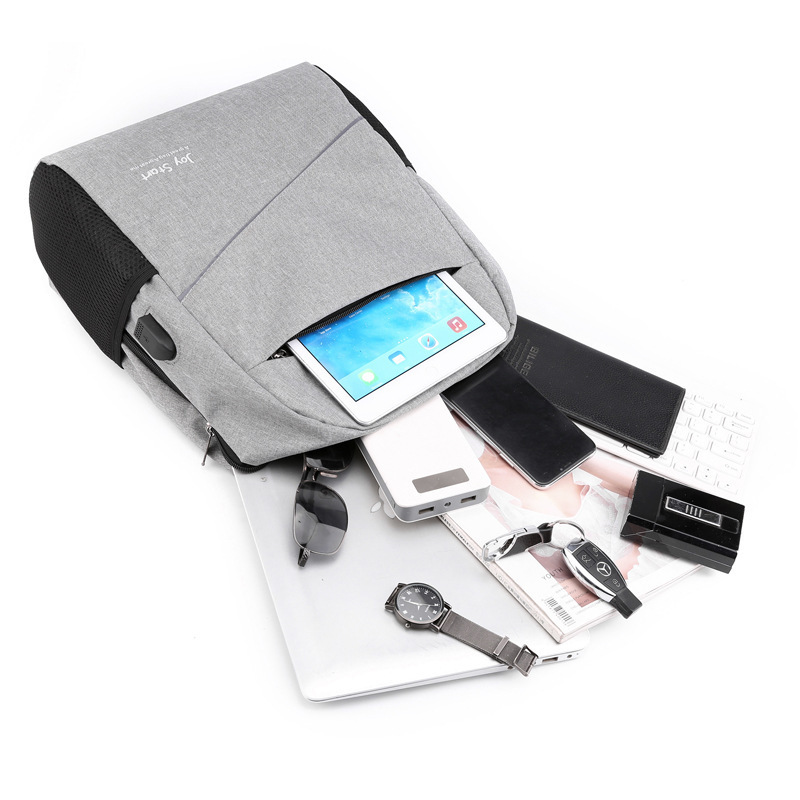 Mochila de negocios de tres piezas para hombres Mochila de gran capacidad para hombres de moda Mochila para portátil con carga USB