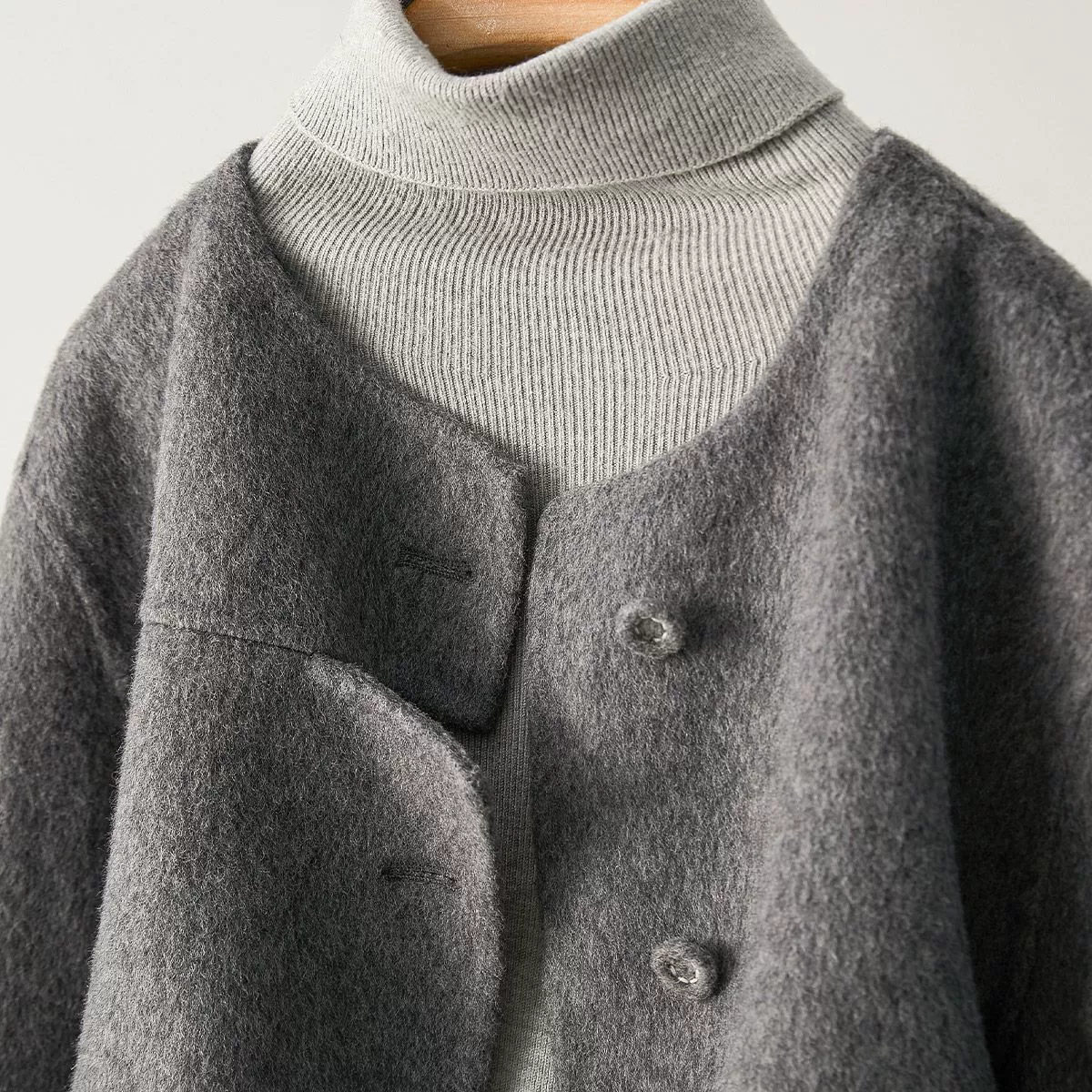 Winter woolen coat, Chanel style, 2024 years