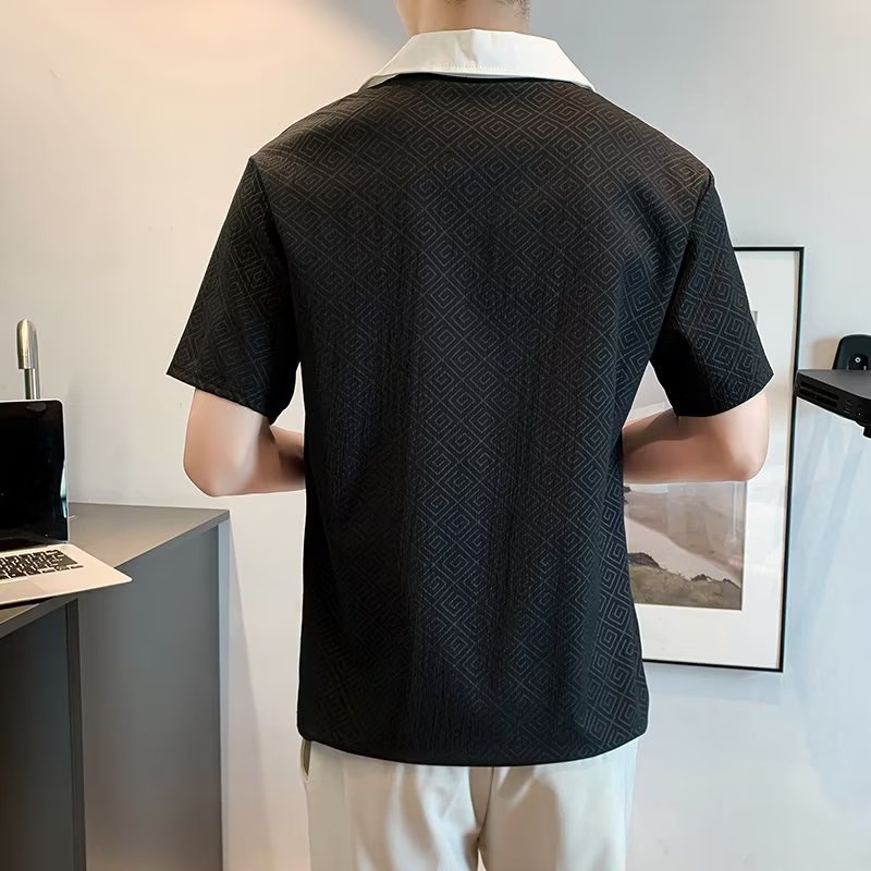 Polo de solapa de verano Camiseta de manga corta para niños Tops de media manga de todo fósforo para estudiantes de moda Camiseta juvenil de marca de moda