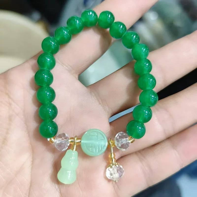 Agate small design bracelet jade, Birthday gift
