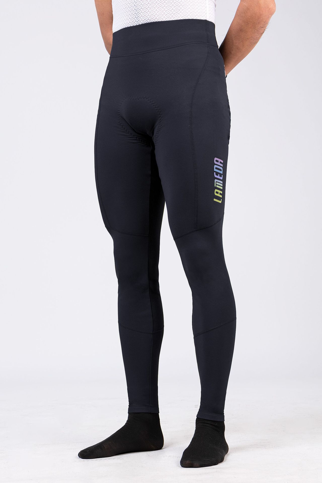 Lanpada 2022 otoño y el invierno Nueva lana a prueba de viento ciclismo pantalones los hombres al aire libre caliente protección solar bicicleta montar