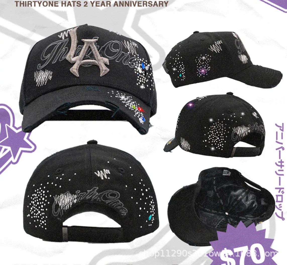 2025 explosión spot DANDY moda hip-hop tendencia gorra gorra de béisbol ajustable comercio exterior transfronterizo al por mayor