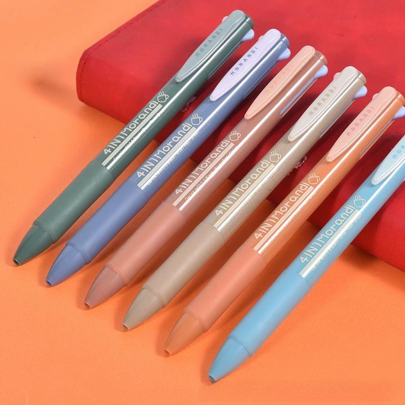 Wei Yahui ST head neutral pen 4 color pen core 0.5 126 brackets are equipped with WYH020/082 Morandi color system