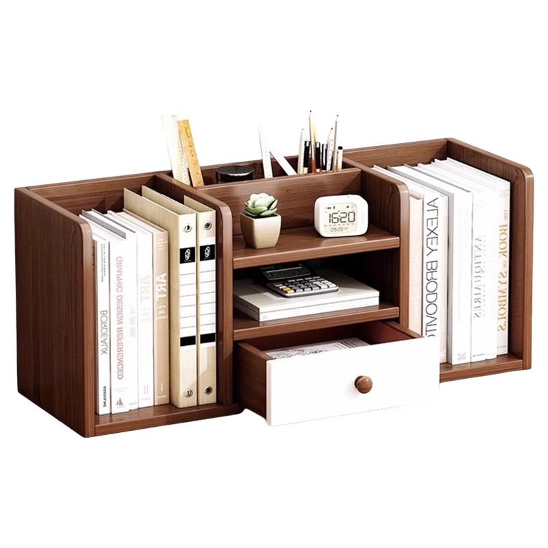 Estante de esquina de escritorio, escritorio de escritorio, armario de escritorio, estante de libro de escritorio, estante de almacenamiento de escritorio simple multicapa, estante de libros