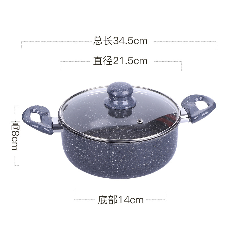 Nuevo conjunto de paneles transfronterizos de cuatro piezas, conjunto de paneles caseros prácticos, paneles antiadherentes, caja de regalo para reuniones anuales de paneles de paneles de paneles