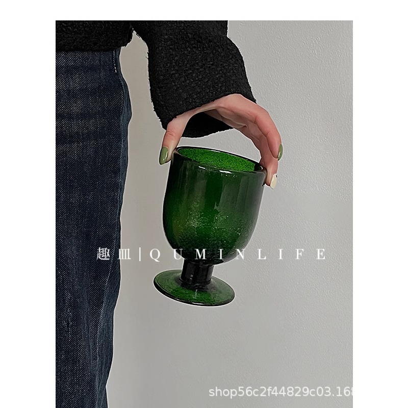 여름 조기 Palpitation 컵 창조적 인 중동 고대 거품 유리 와인 유리 가정용 물 유리 와인 유리 음료 유리 잔