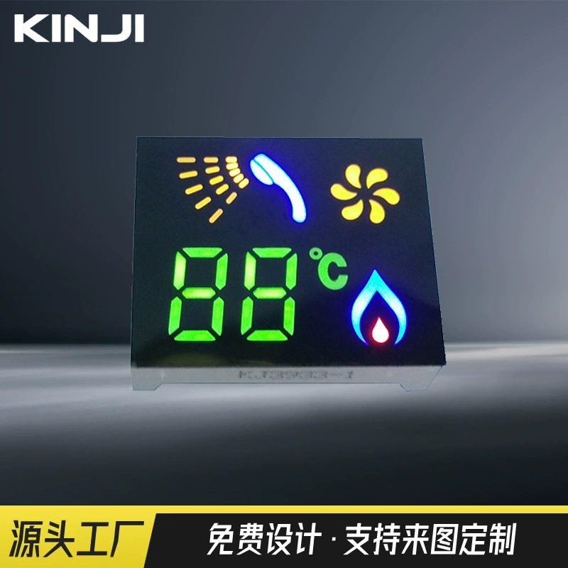 Источник производителя прямой поставки кода дисплея светодиодный полноцветный цифровой экран водонагреватель цифровой дисплей яркий полный цвет