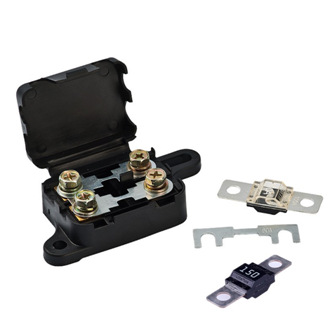 工厂热销AN492-H02汽车保险丝36Vdc 20A-150A螺栓保险丝座多型号