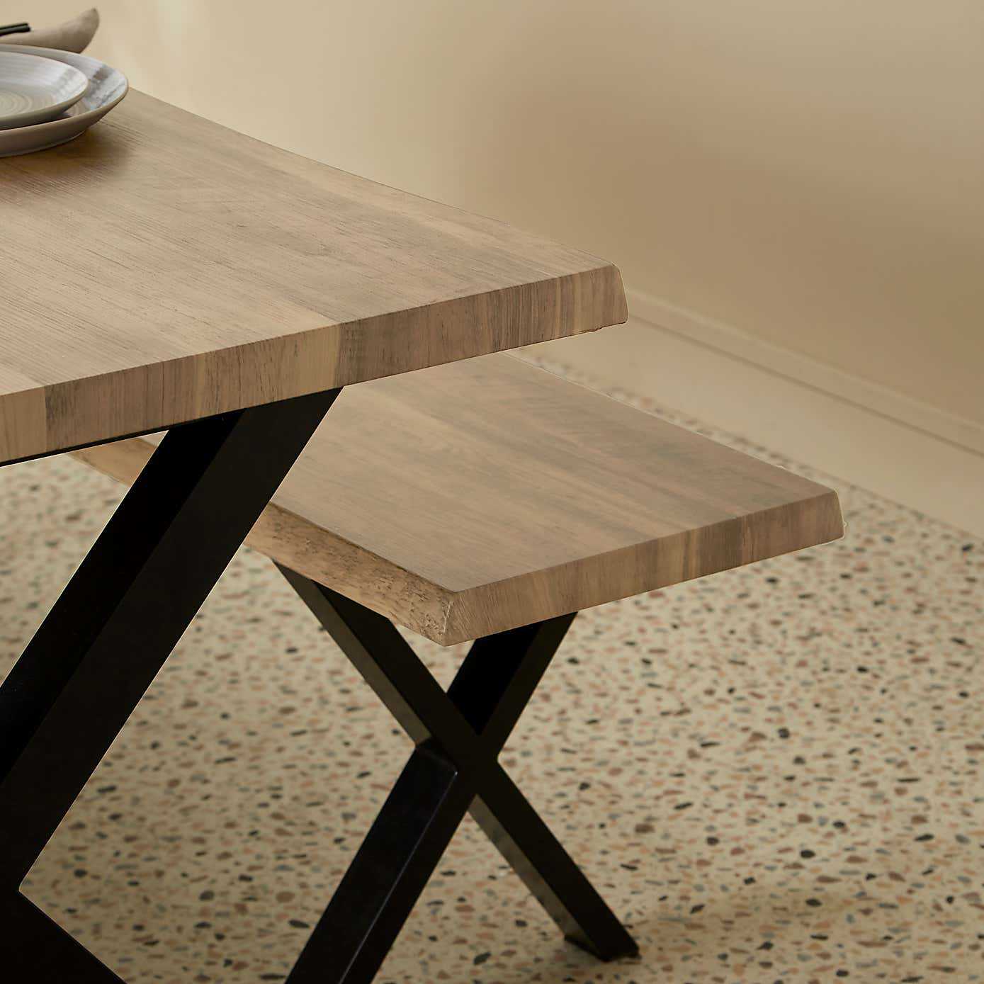 Mesa de comedor de madera sólida de exportación, mesa de comedor de madera simple y de alta calidad. image 3