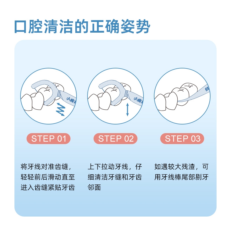小鹿妈妈牙线独立包装盒装便携牙线棒牙缝清洁家用酒店用品一次性|undefined