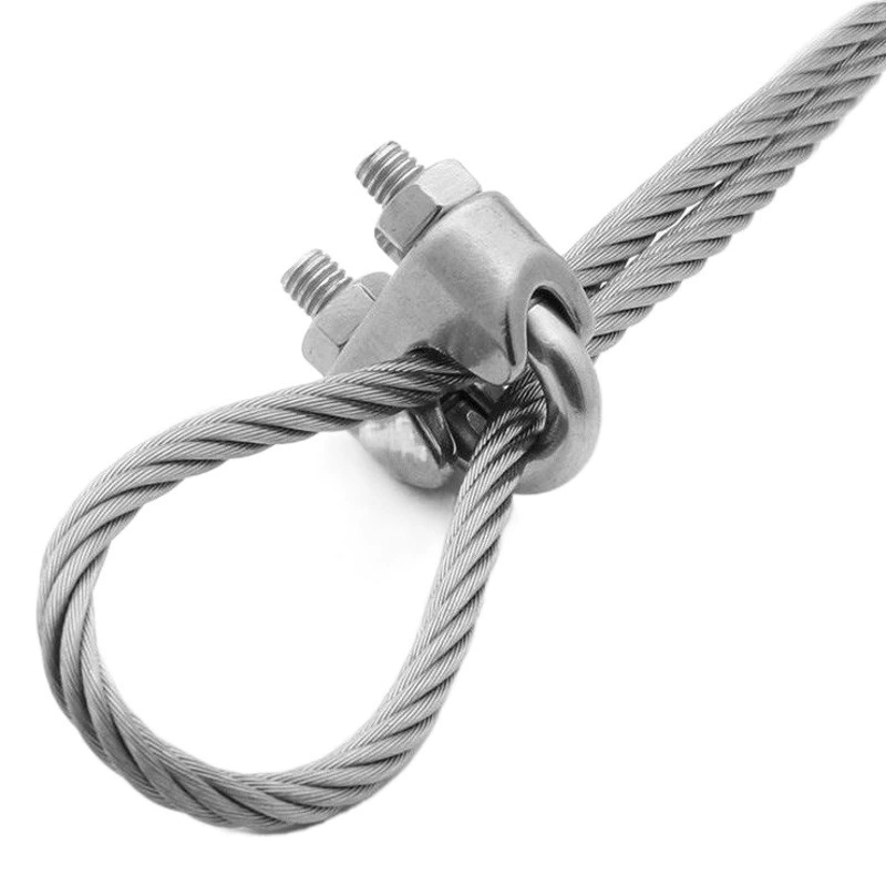 304 трос из нержавеющей стали патрон из нержавеющей стали U-образный патрон стальной трос замок Пряжка U-образный трос патрон