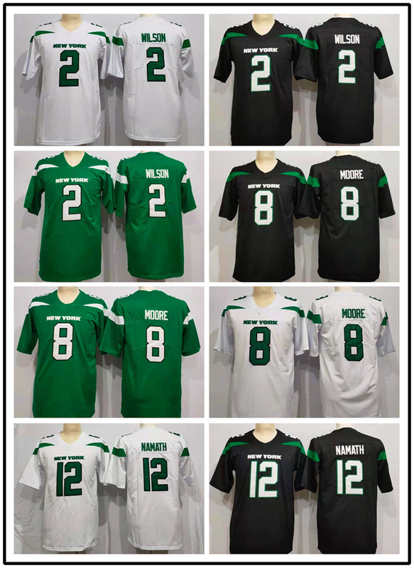 American Football Uniform Jets Jets2 # 8 # 12 # 14 # 26 # Bell33Adams Legendary Second Generation Jersey