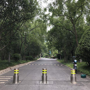 Nigao Mai Fully Automatic Adjustable Hydraulic Roadblock Sandaomenxia Park Vehicle Blocking Adjustable Ground Pile Cylindrical Shallowly Buried Protective Column