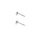 S925 Sterling Silver Earrings Earrings Accessories Bean Spherical Beads Plus Ring Earrings with Open Ring Earrings DIY Accessories
