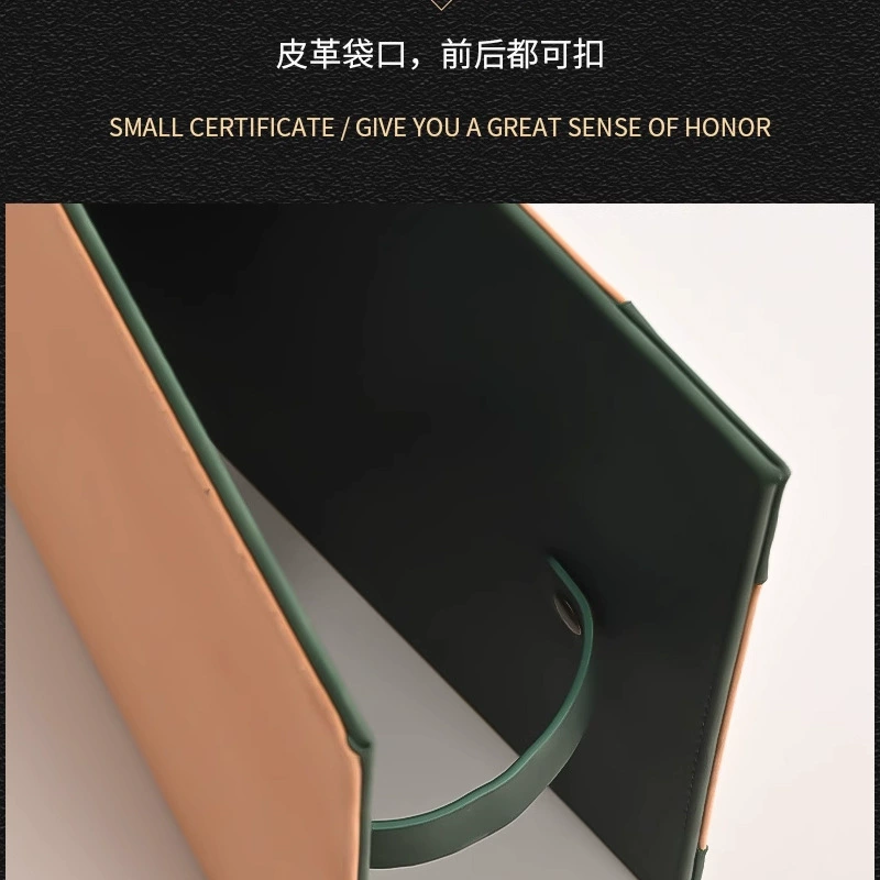 Certificate of Honor Customized Horizontal Color Changing Leather Gold Hot Hot Vertical Award Winning Cover Cover Customized Inner Core Printing WW