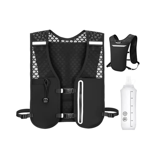 Cross-border exclusive outdoor hiking backpack, outdoor hiking vest bag, cycling and trekking vest bag, lightweight sports backpack