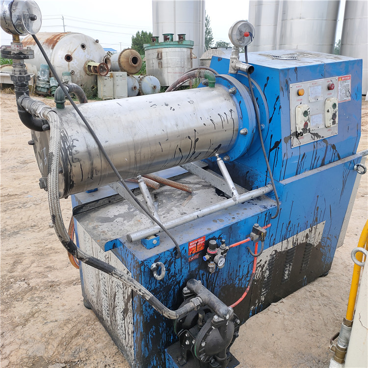 二手研磨卧式砂磨机油漆研磨设备砂磨机陶瓷纳米砂磨机棒销砂磨机