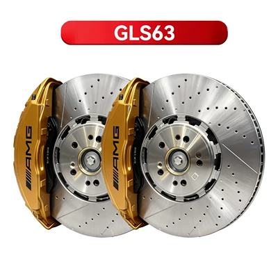 Brake Calipers Suitable for Mercedes G63/Gls63 Brake Discs, Four-Piston/Six-Piston Set, Disassembled for Modification (Brake caliper cover) - suitable-for-mercedes-benz-g63-brake-kit-one-pair-for-front-wheels