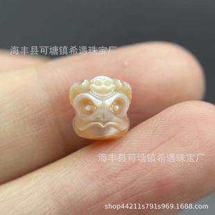 Xiyu Pearl carving Pearl Dapeng bird natural freshwater pearl 108 Buddha beads Pearl carving Wenwan accessories